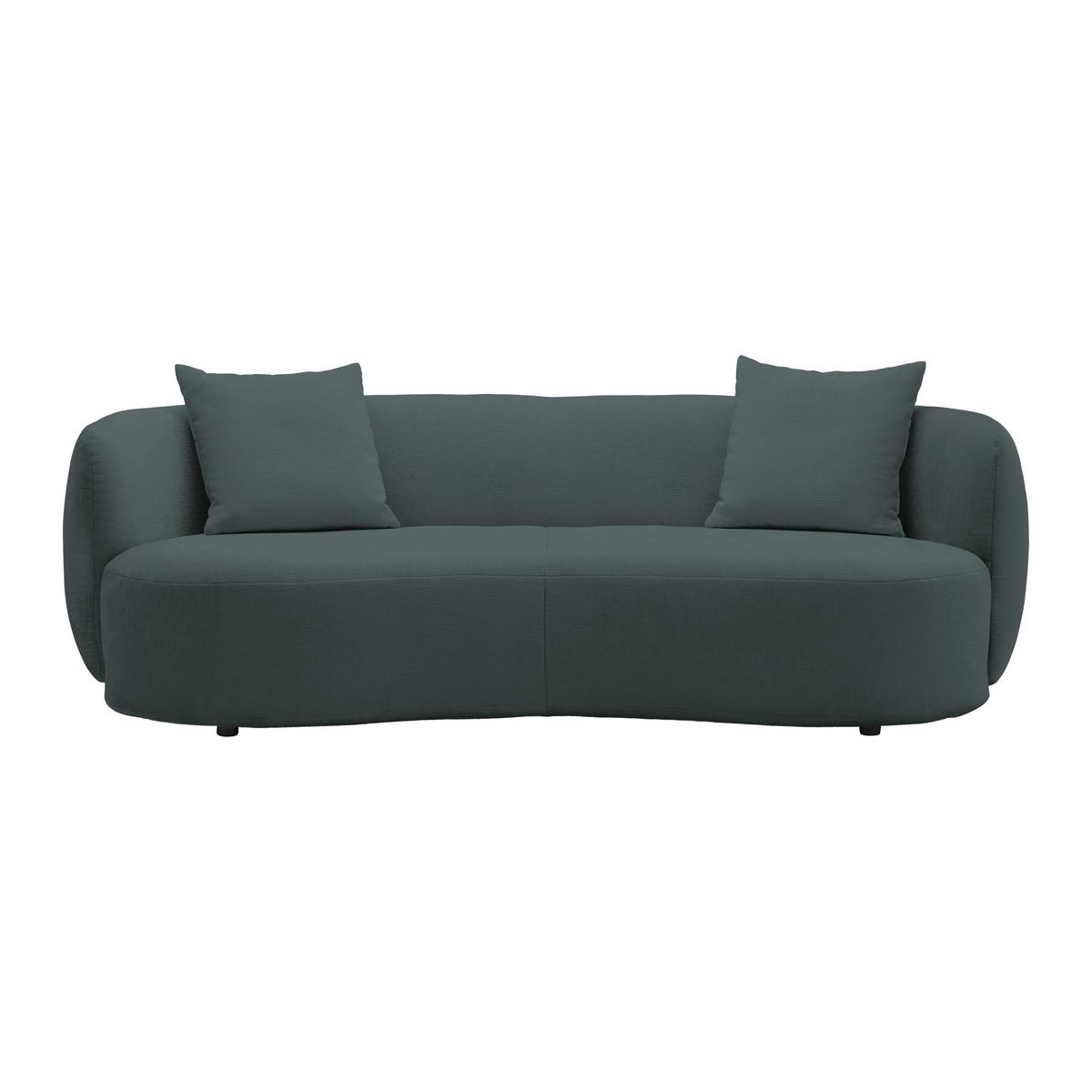 Bigsofa Leonas Anthrazit - Anthrazit/Schwarz, MODERN, Kunststoff/Textil (235/72/110cm) - Premium Living
