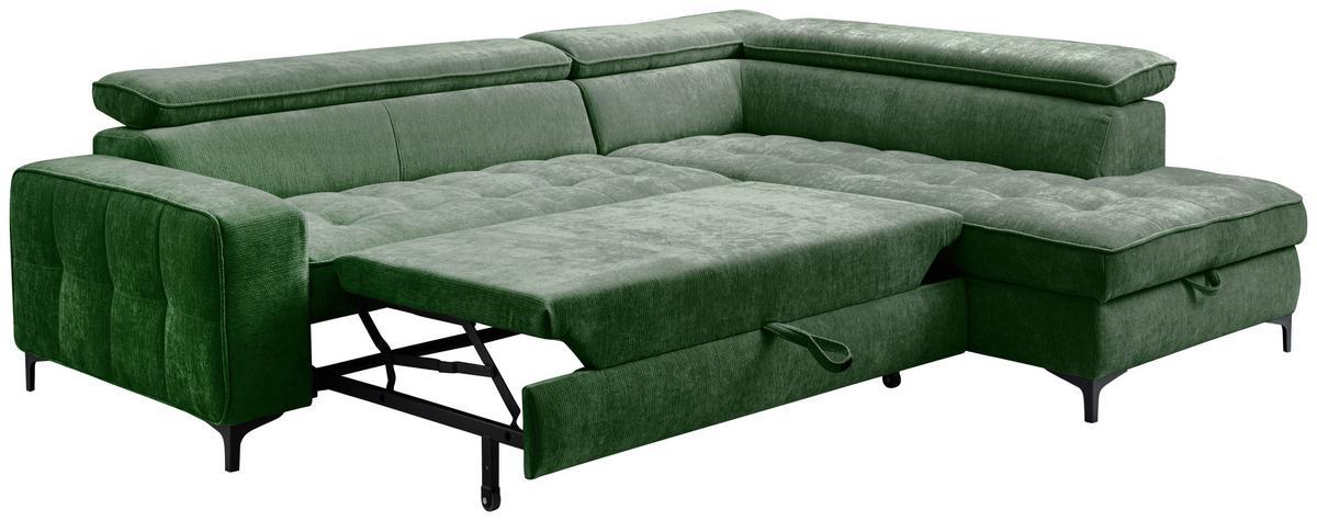 COLțAR TALIA - verde închis, Basics, textil (251/70-90/203cm) - Modern Living