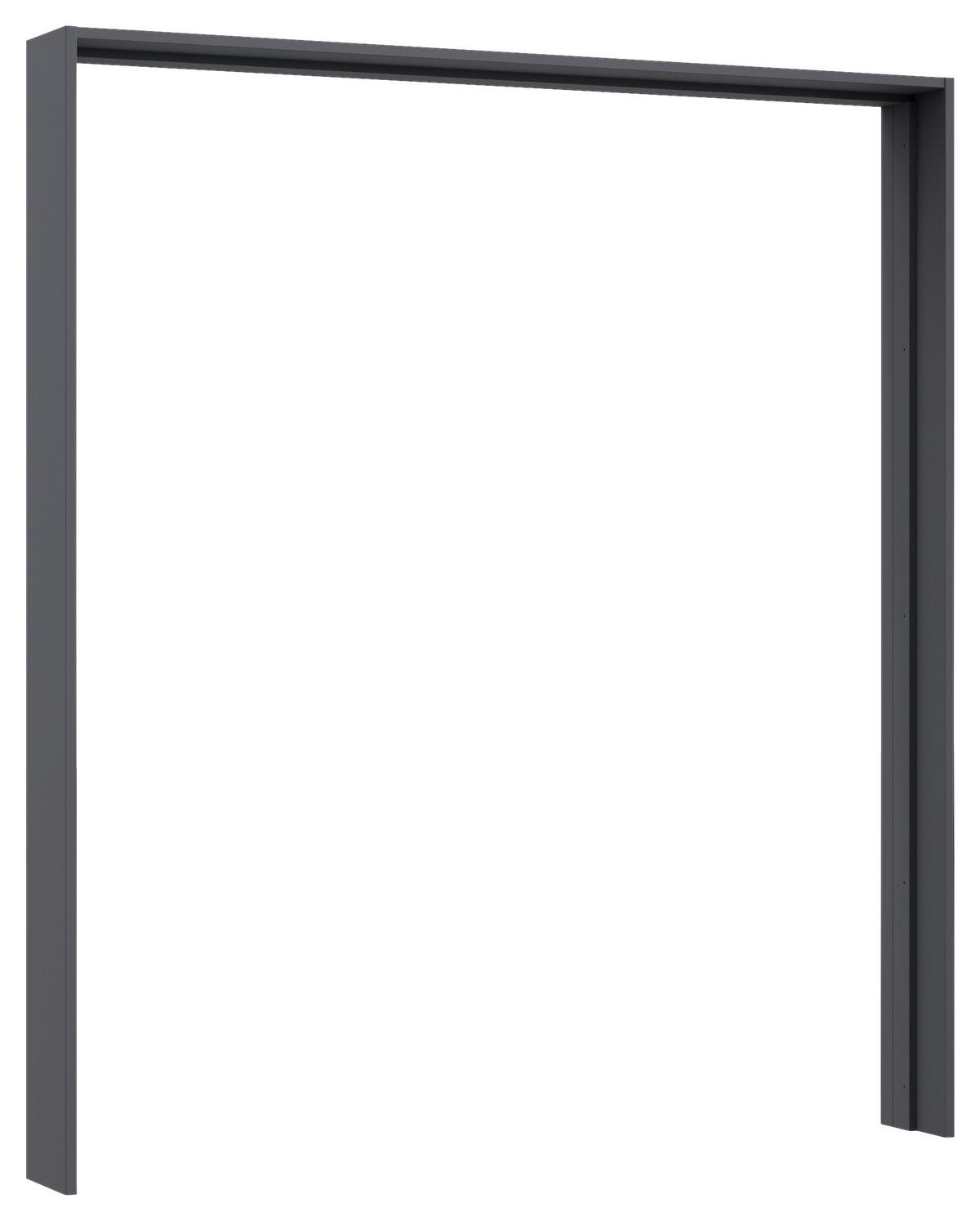 Passerpartout Elara Grau - Grau, Konventionell, Holzwerkstoff (189/214/23cm) - Premium Living
