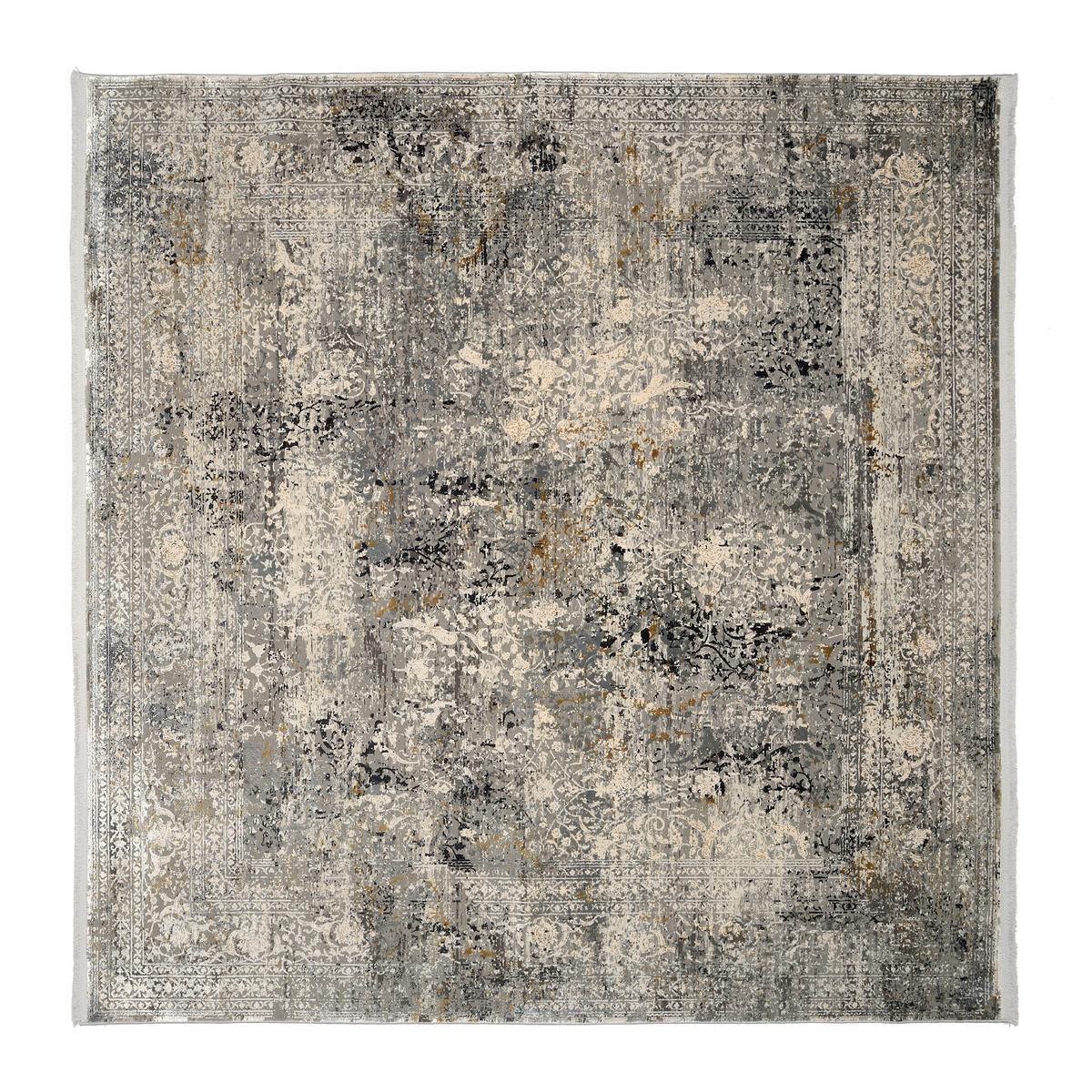 Webteppich Avignon Multicolor ca. 240x240cm - Dunkelgrau/Hellgrau, Design, Textil (240/240cm) - Dieter Knoll
