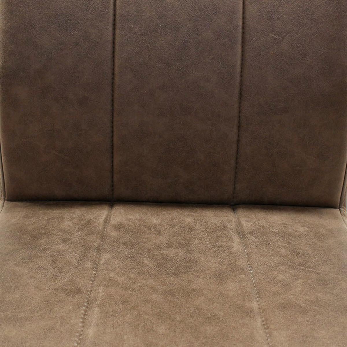 Armlehnstuhl-Set Brandon 2er- Set ca. 54x85 cm Taupe - Taupe/Schwarz, KONVENTIONELL, Textil/Metall (54/85/61cm) - MID.YOU