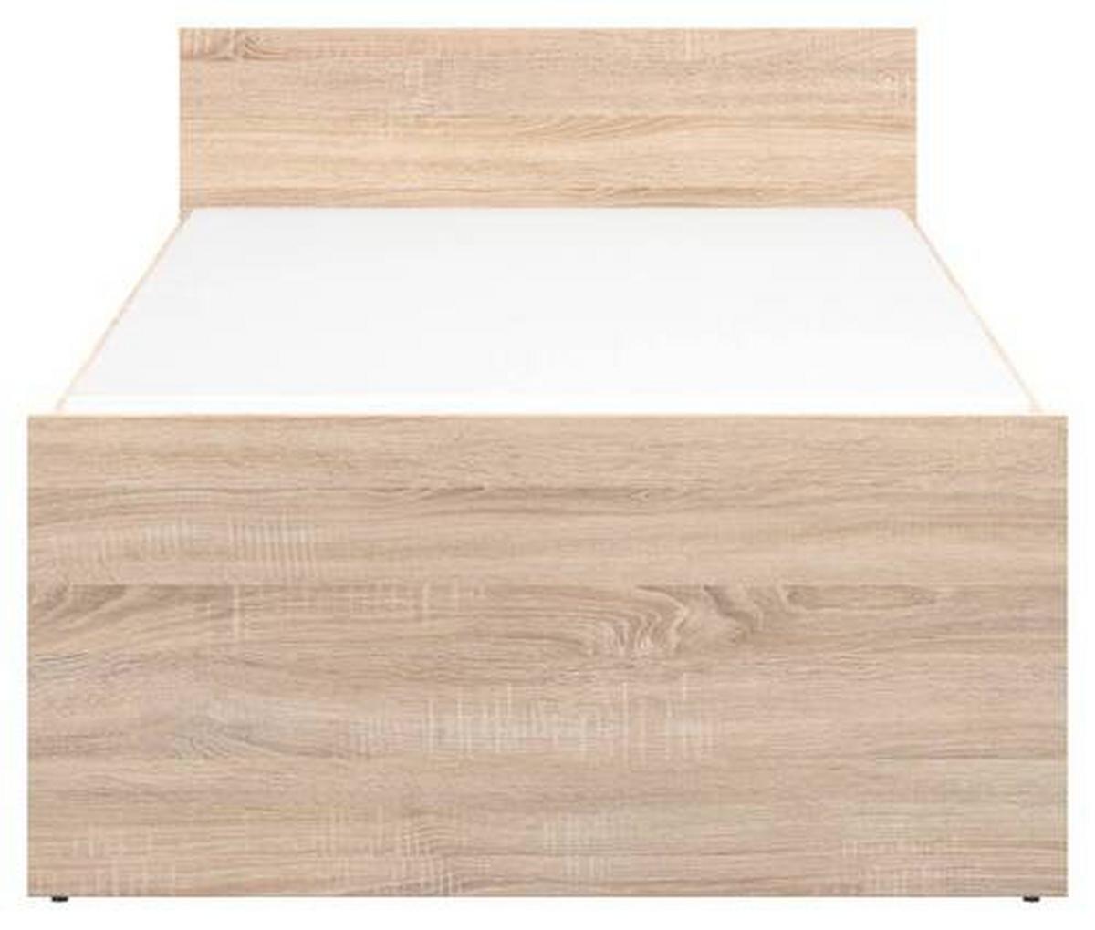 Bett Nepo Plus ca. 90x200 cm Sonoma Eiche - Sonoma Eiche, MODERN, Holz/Holzwerkstoff (90/200cm) - MID.YOU