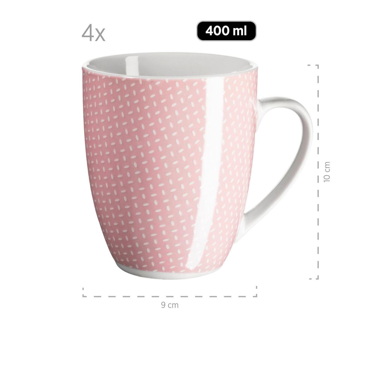 SET DE VAISSELLE KOMBISERVICE, 934066 - Hellrosa, Basics, Keramik - Mäser