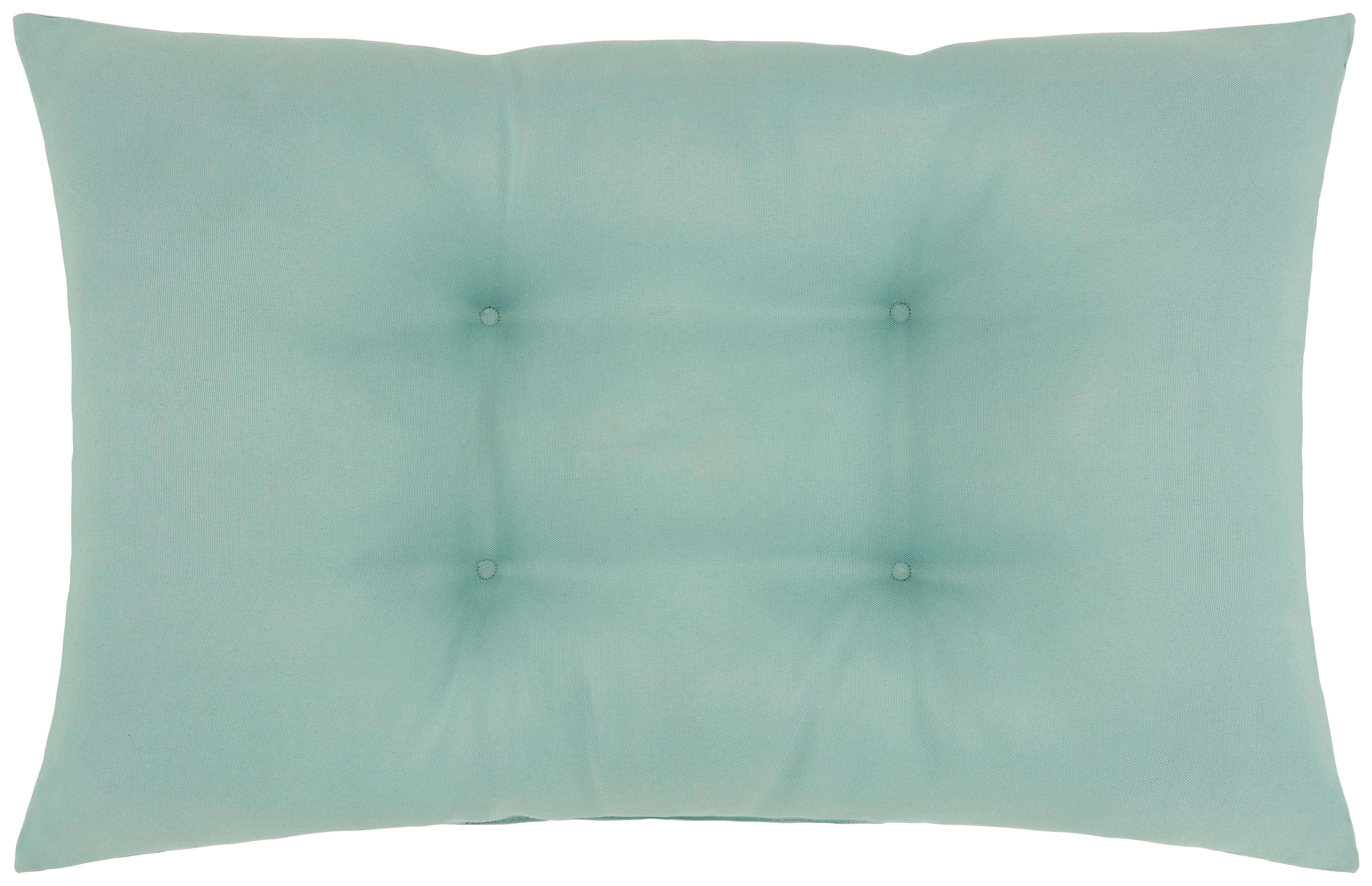 Palettenkissen Rita in Blau ca. 40x60cm - Blau, Konventionell (60/40/16cm) - Modern Living