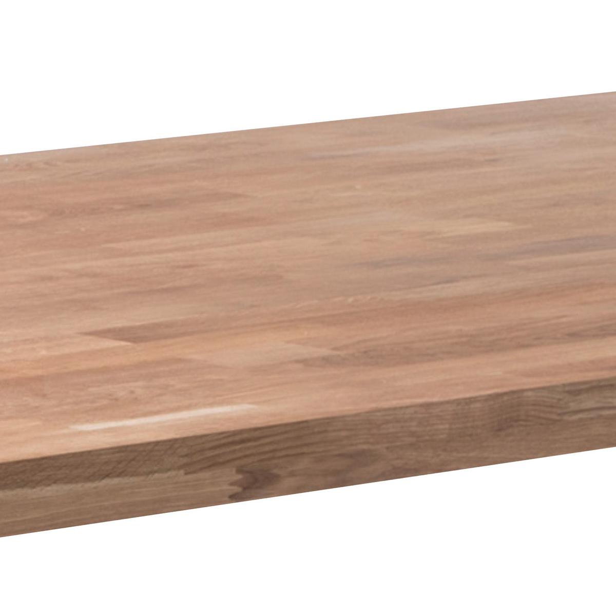 Esstisch "Samuel" , ca 180x90 cm, aus Eiche - Eichefarben/Anthrazit, MODERN, Holz/Metall (180/90/76cm) - MID.YOU