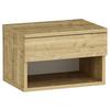 NACHTTISCH HESTIA - Eichefarben, Design, Holzwerkstoff (44,6/29/31,6cm) - MID.YOU
