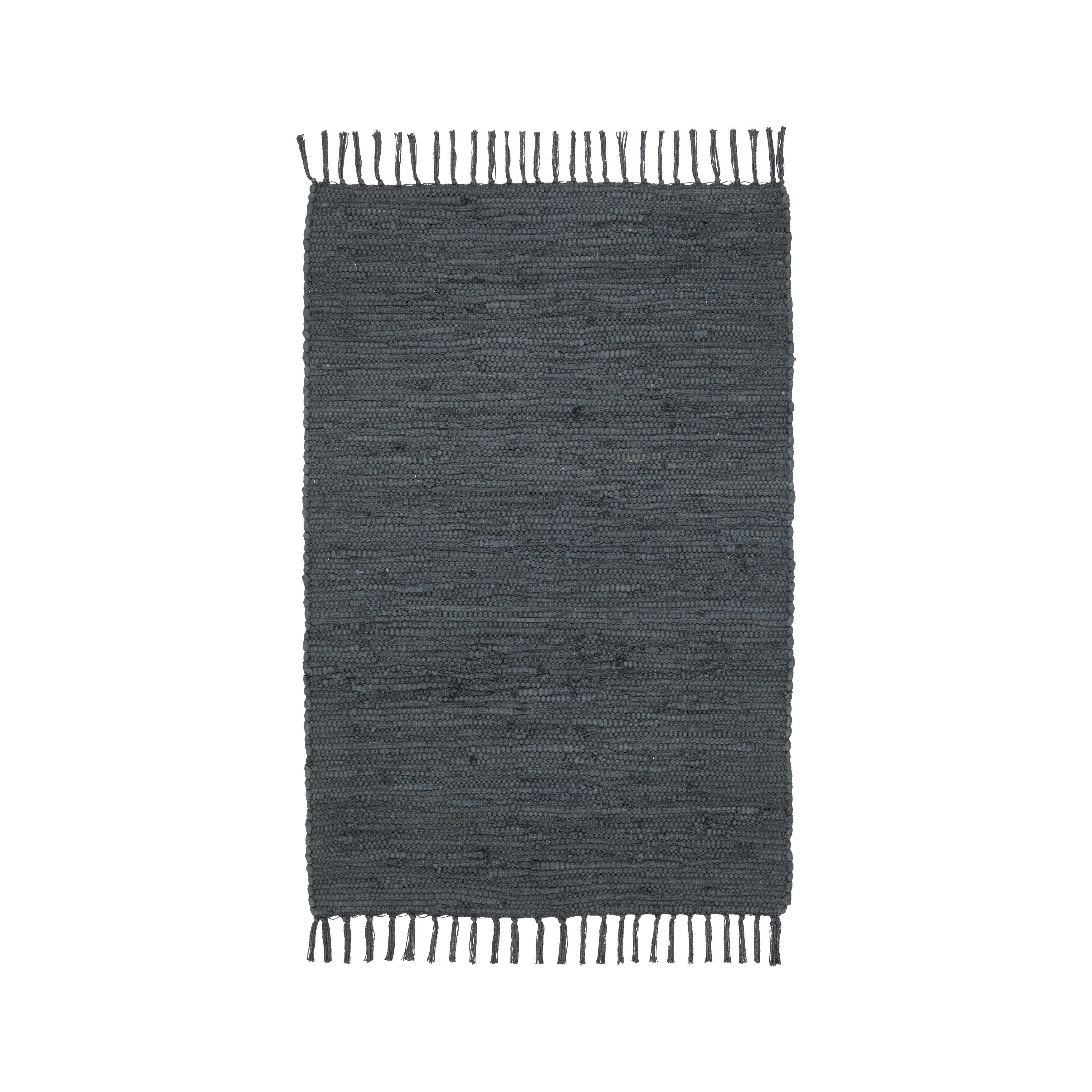 TRASMATTA JULIA 1 - mörkgrå, Romantik / Lanthus, textil (60/90cm) - Mömax