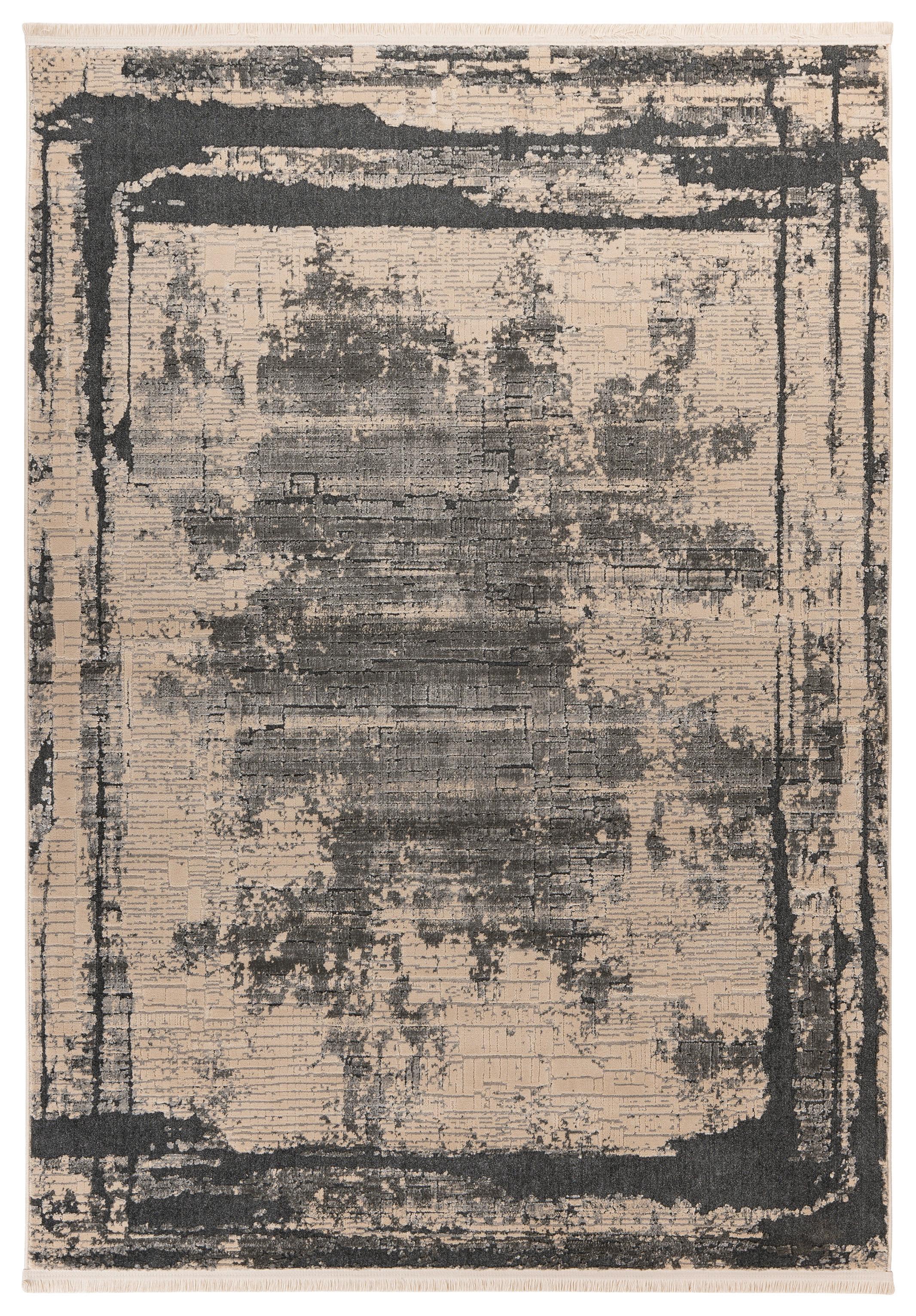 Vintage-teppich Adeon 200 - Grau, Konventionell, Textil (80/150cm) - Kayoom