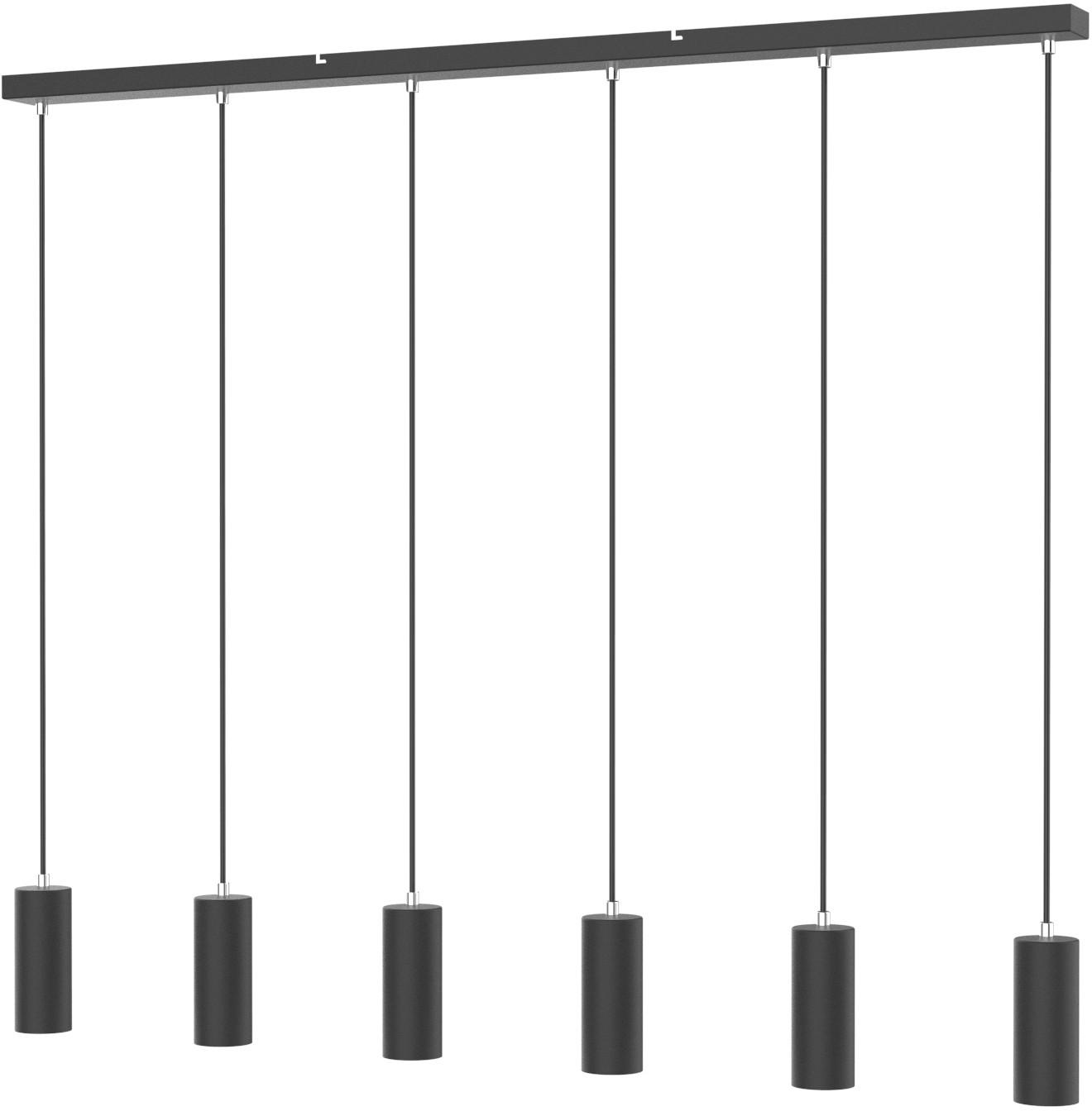 Hängeleuchte Robby max. 25 Watt - Schwarz, Design, Metall (115/6/120cm) - Globo