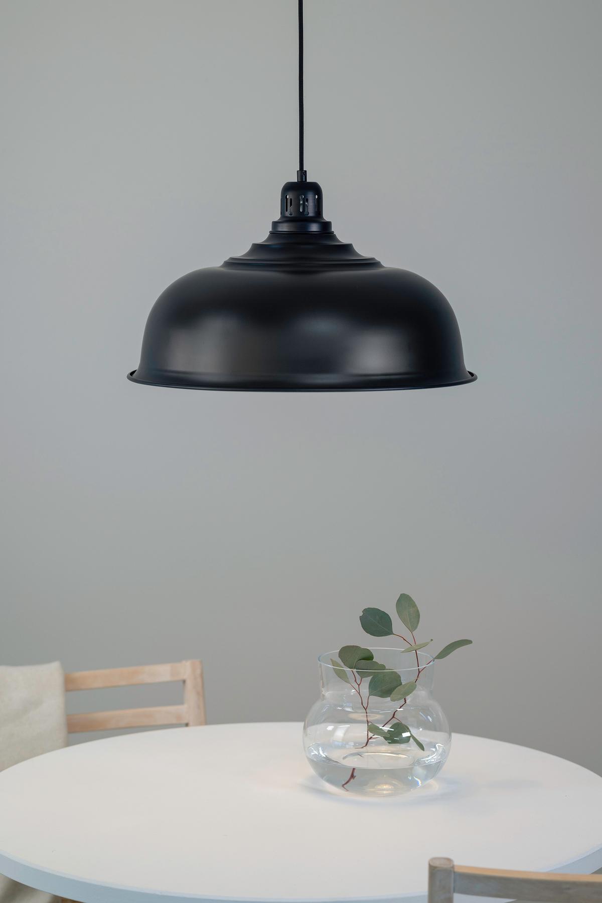 Deckenleuchte Port Large max. 40 Watt dimmbar - Schwarz, Basics, Metall (50/50/29cm) - Markslöjd