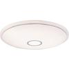 LED-TAKLAMPA ROSS -AKT- - vit/kromfärg, Romantik / Lanthus, metall/plast (68/68/8cm) - Mömax