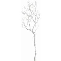 Dekozweig Sam in Weiß - Weiß, Kunststoff (97cm) - Modern Living