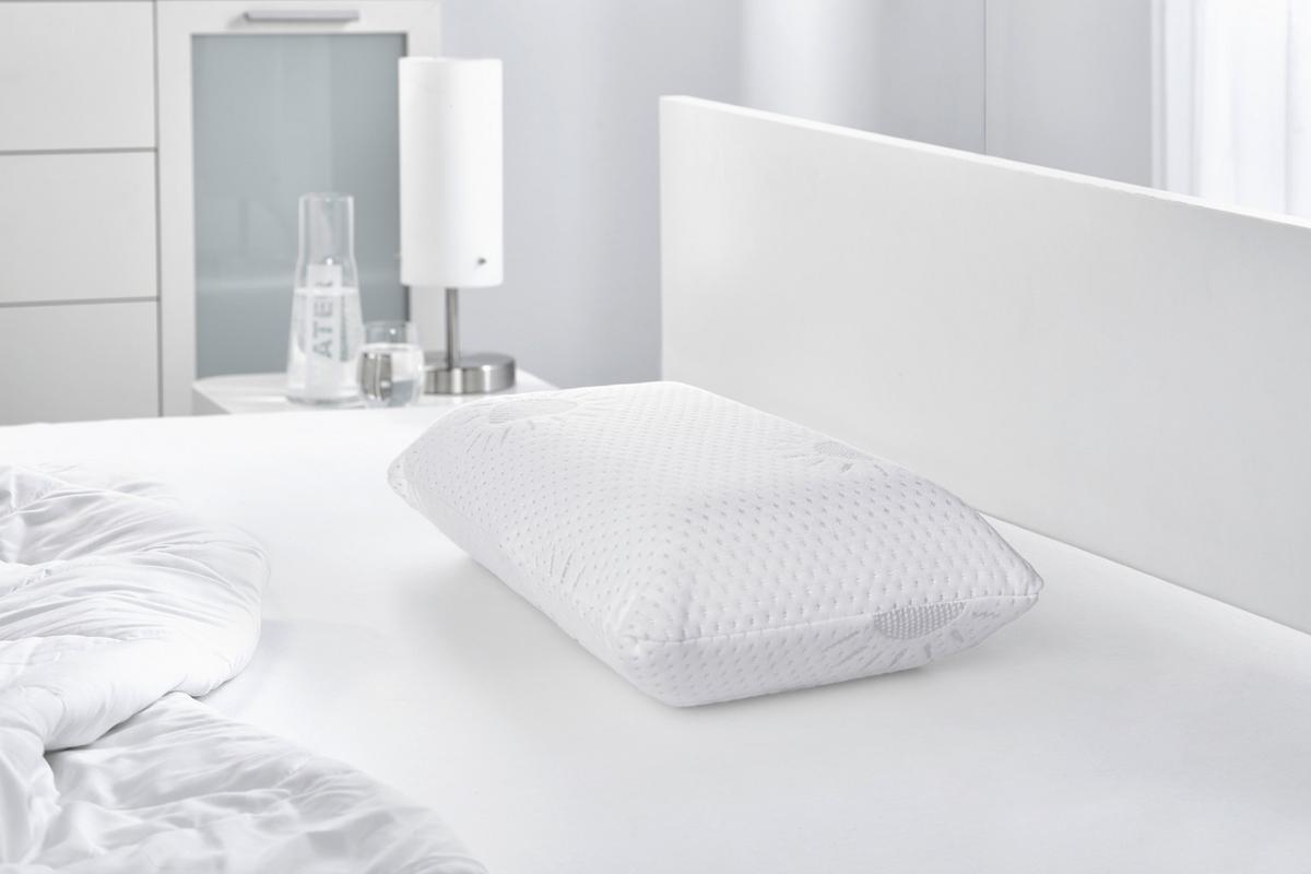 Pernă cervicală Felix, cca.: 23x42 cm - alb, textil (23/42cm) - Modern Living