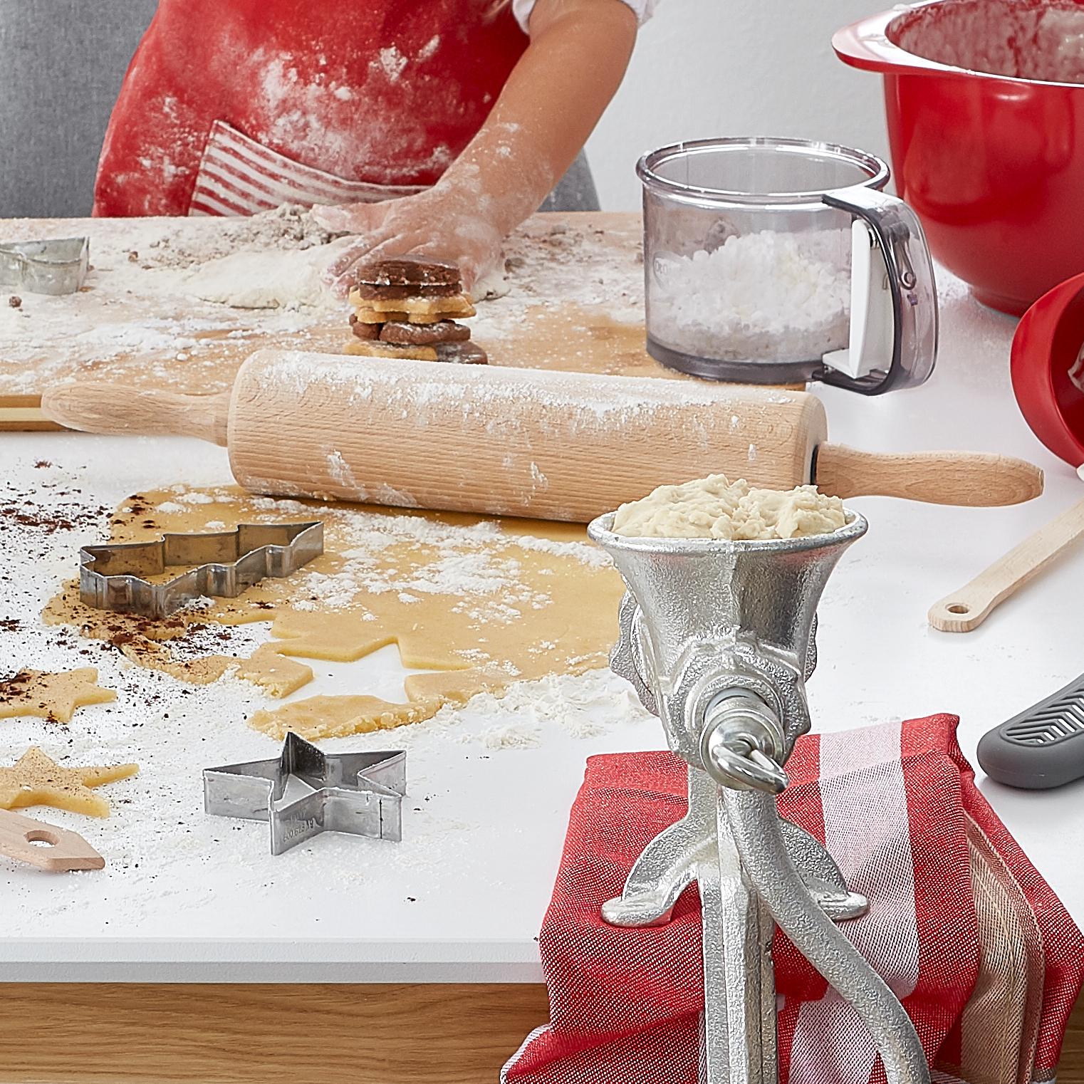 WAŁEK DO CIASTA Z RĄCZKĄ 1632 - kolor bukowy, Basics, drewno (44cm) - Dr.Oetker