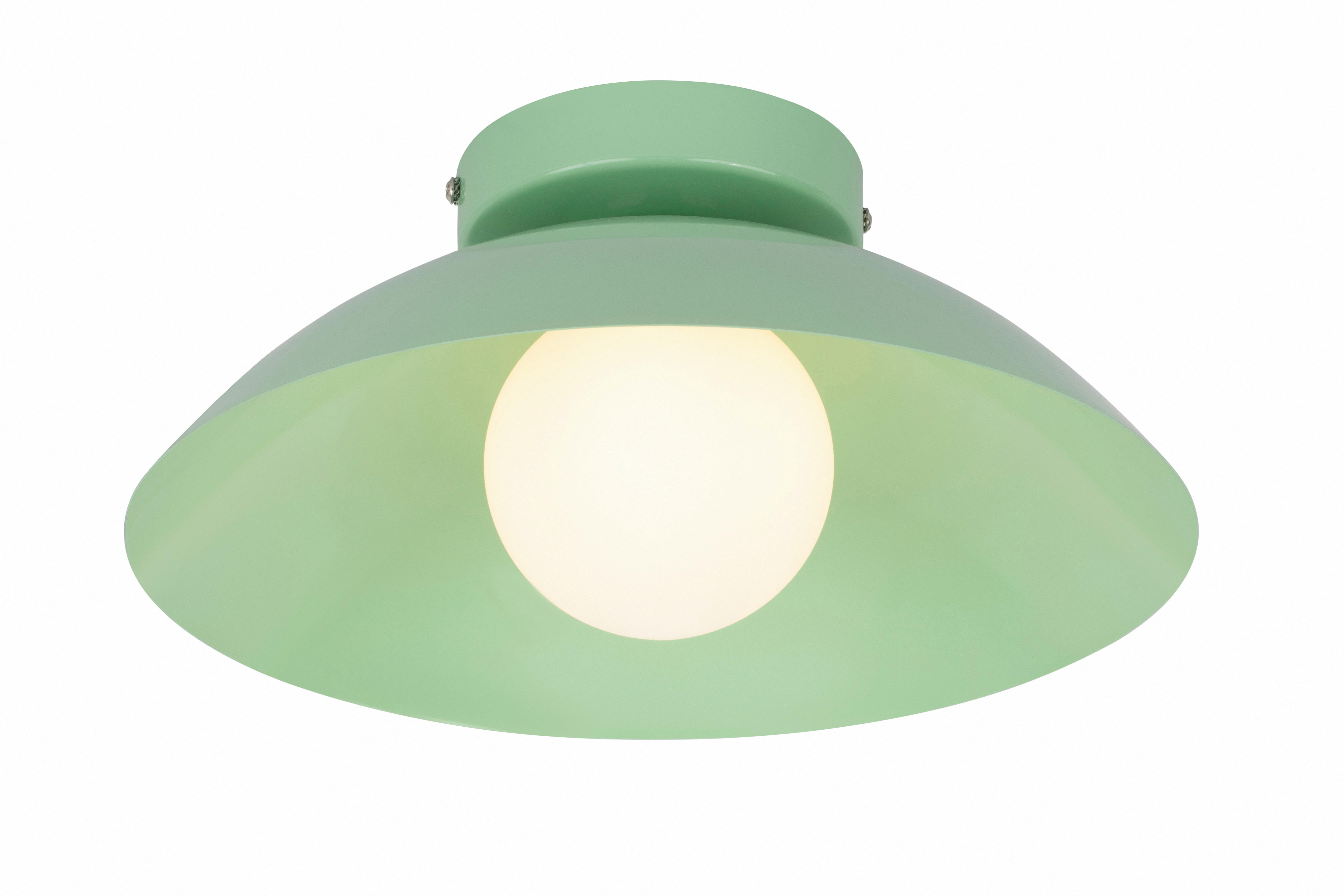 LAMPA SUFITOWA KIMI - beżowy/miętowy, Design, tworzywo sztuczne/metal (30/15cm) - Collett's Monde