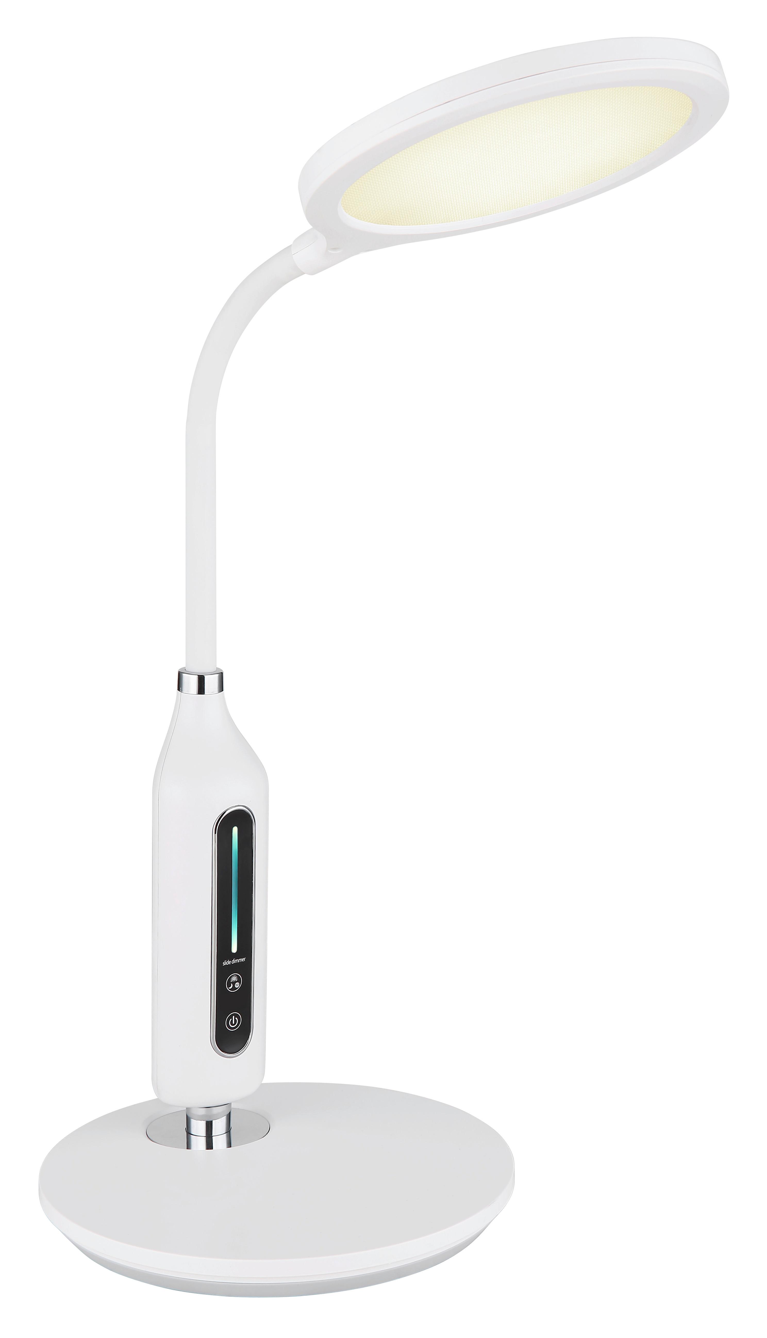 Veioză cu LED 58435W Fruggy - alb/culoare crom, Modern, plastic (30ml)