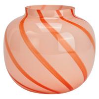 Vase Colorful Garden Rot/Hellrosa - Hellrosa/Rot, Basics, Keramik (20/18/20cm)