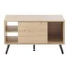 TV-MÖBEL MOVE -BASED/SB- - ek Artisan/svart, Modern, metall/trämaterial (80/46/35cm) - Based