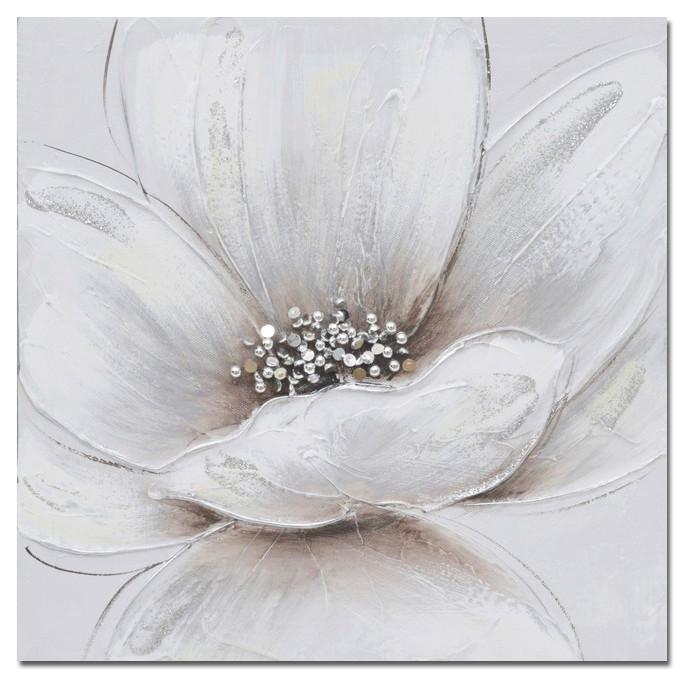 OBRAZ OLEJNY BD19B659A-2AA - jasnoszary/biały, Konventionell, tworzywo sztuczne/drewno (30/30cm) - Monee