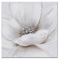 OBRAZ OLEJNY BD19B659A-2AA - jasnoszary/biały, Konventionell, tworzywo sztuczne/drewno (30/30cm) - Monee