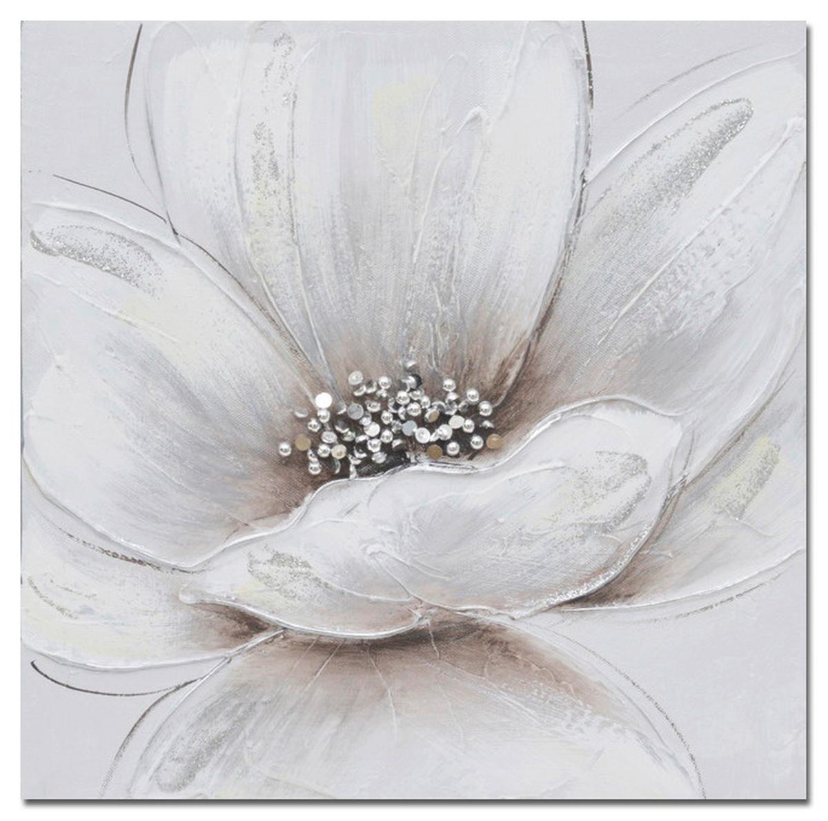 OBRAZ OLEJNY BD19B659A-2AA - jasnoszary/biały, Konventionell, tworzywo sztuczne/drewno (30/30cm) - Monee