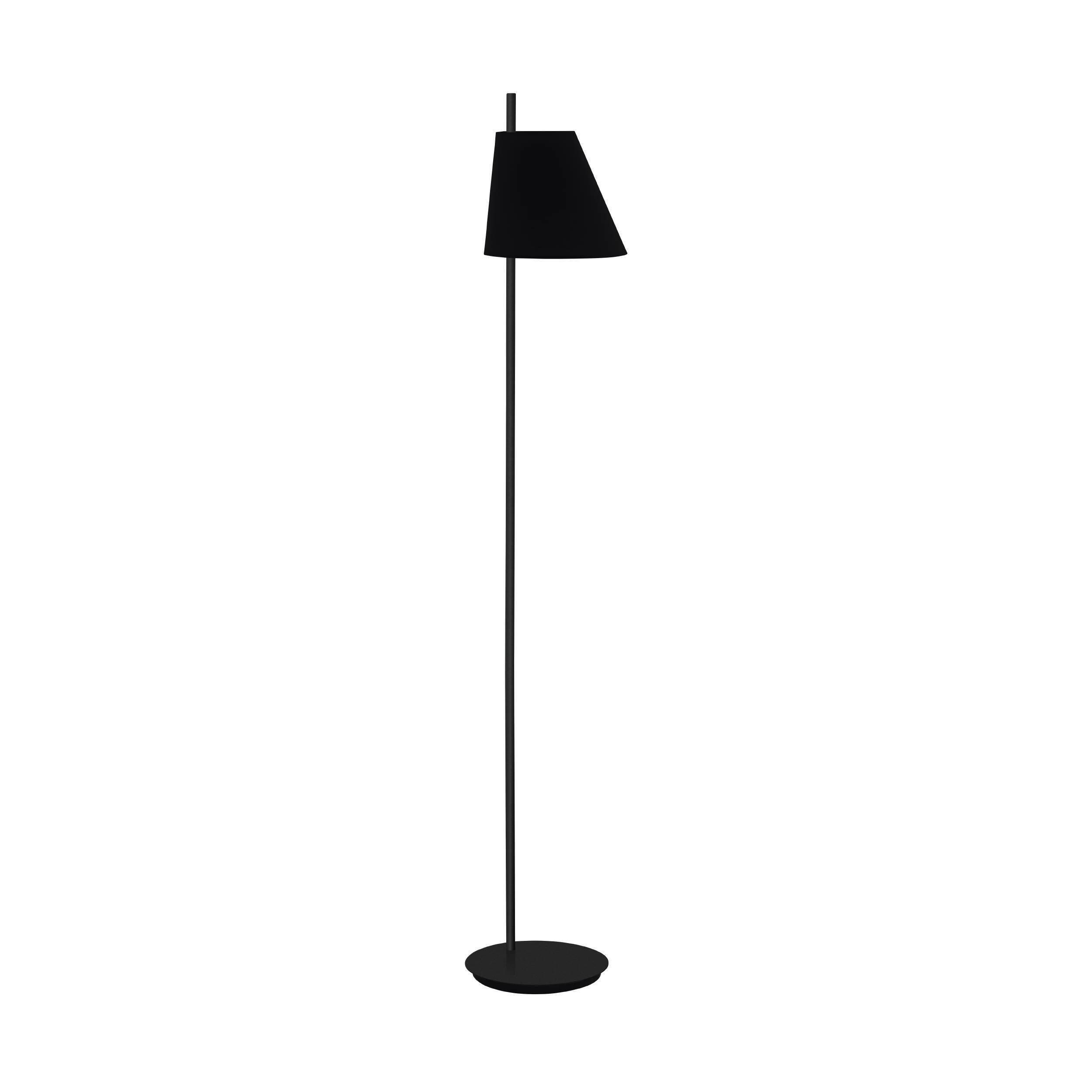 Stehleuchte 99015* Estaziona - Schwarz, Basics, Textil/Metall (26/23,5/150cm) - Eglo