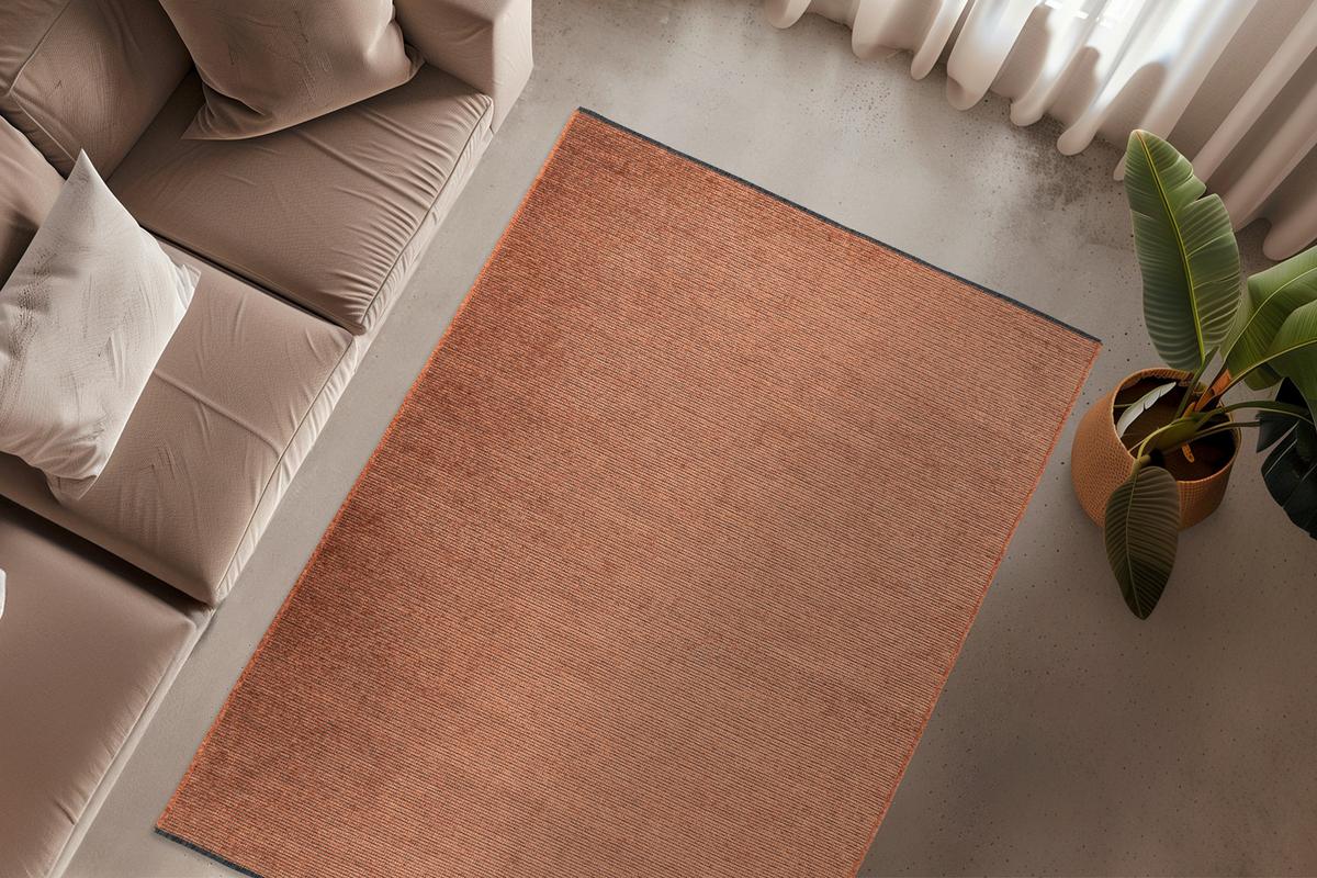 Covor Cu Țesătură Plată My En Vogue, Cca. 80x150cm - auriu, Design, textil (80/150cm) - Obsession