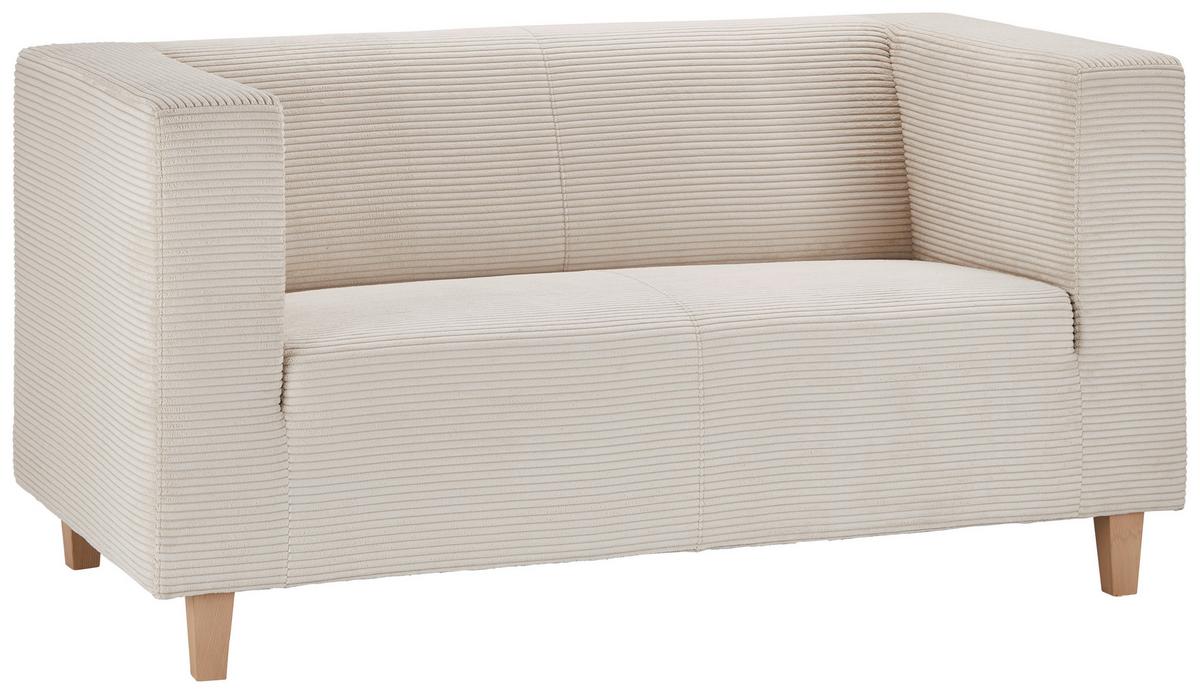Kanapé Sam - krémszínű, Modern, textil (157/79/84cm) - Mömax