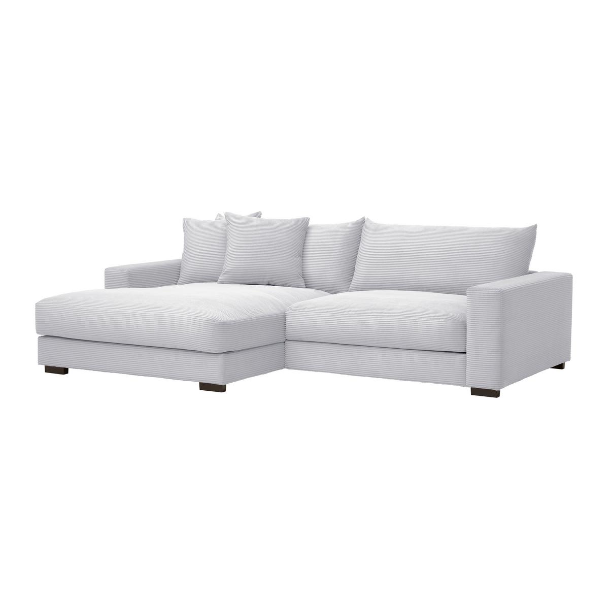 Kutna  Garnitura Pedro - svijetlo siva, Moderno, tekstil (180/83/265cm) - Mömax