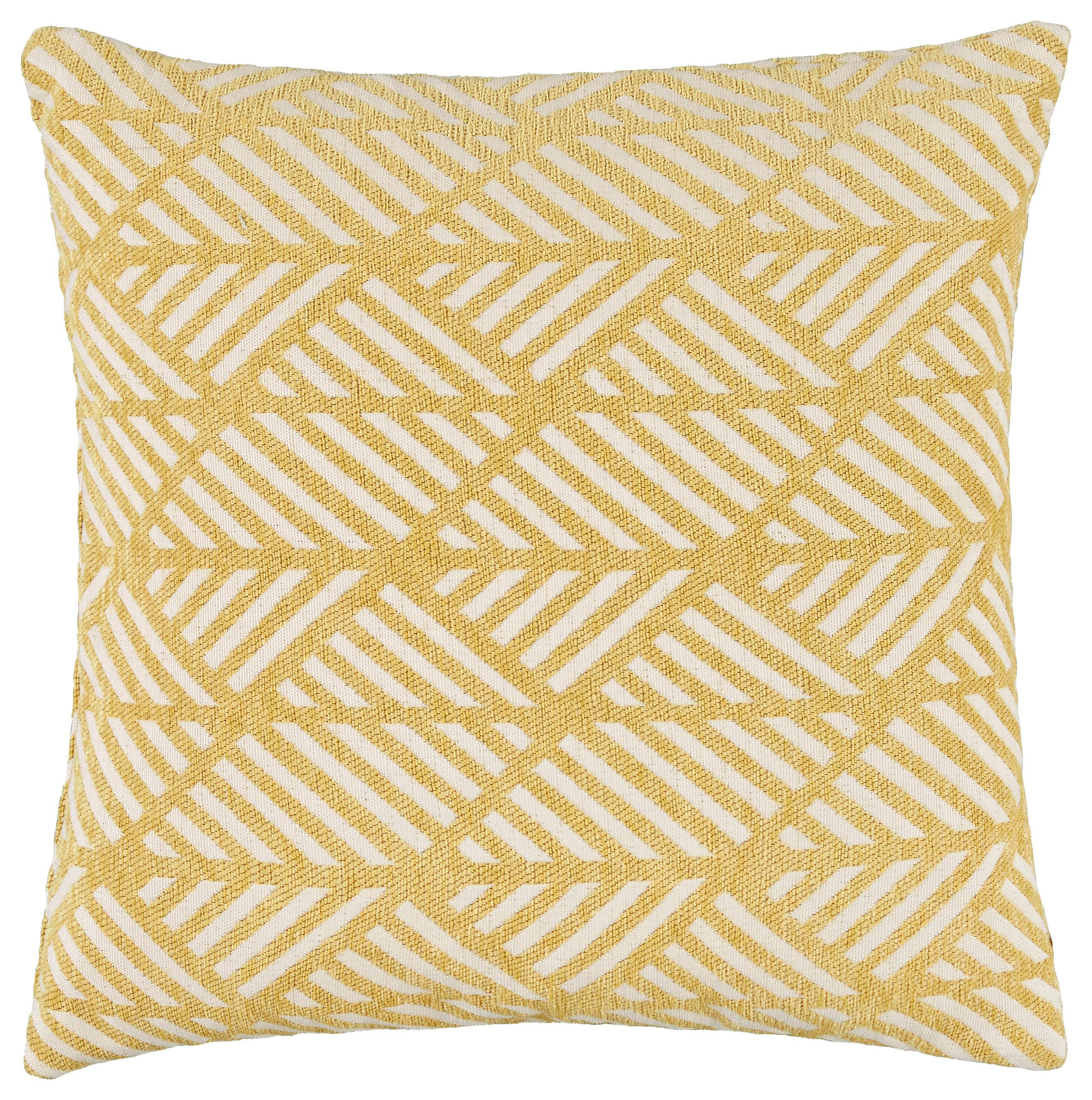 Kissenhülle Mary Jacquard 45x45cm - Messingfarben, MODERN, Textil (45/45cm) - Mömax modern living