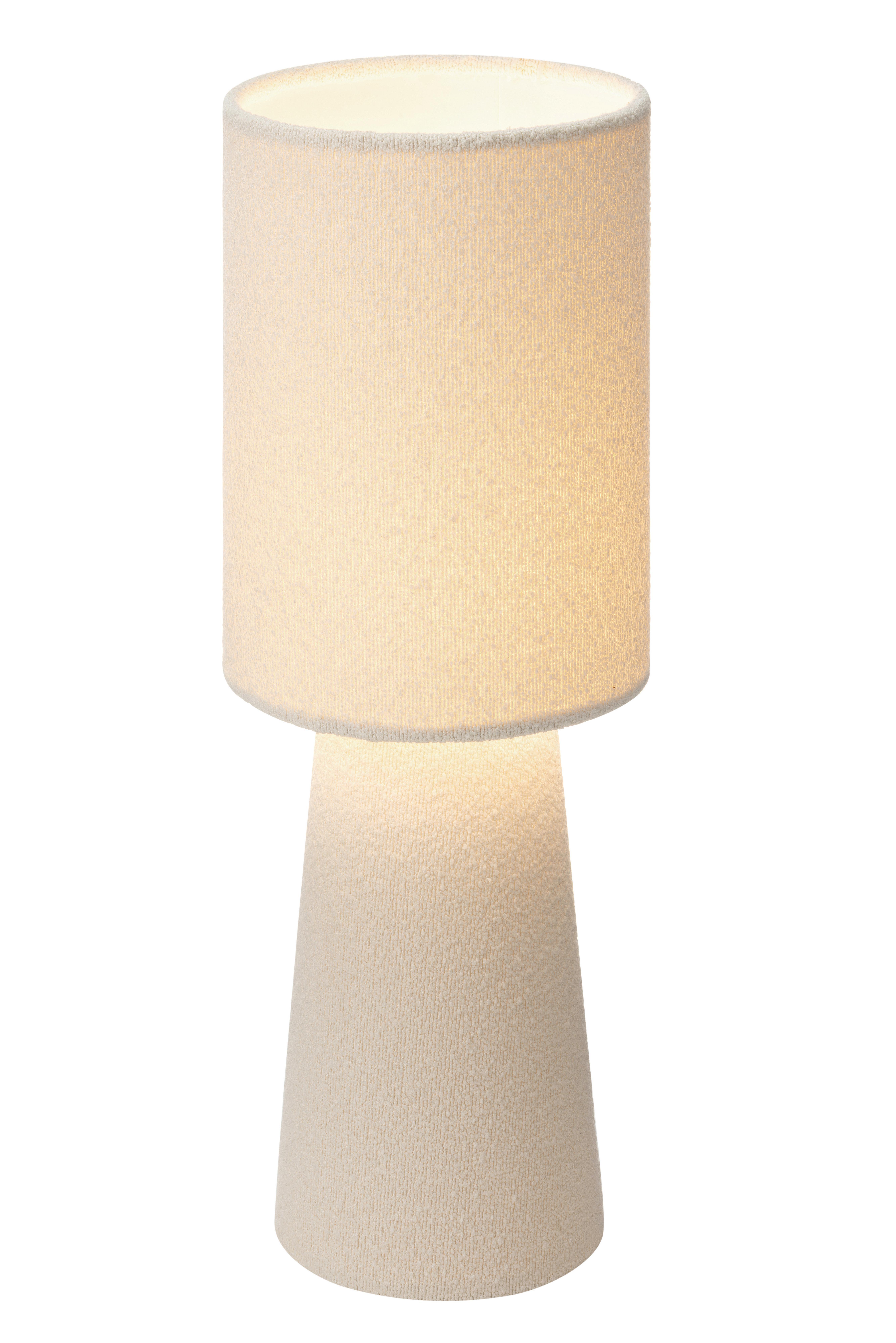 BORDSLAMPA WITE - vit, Modern, metall/textil (20/20/58cm) - Mömax