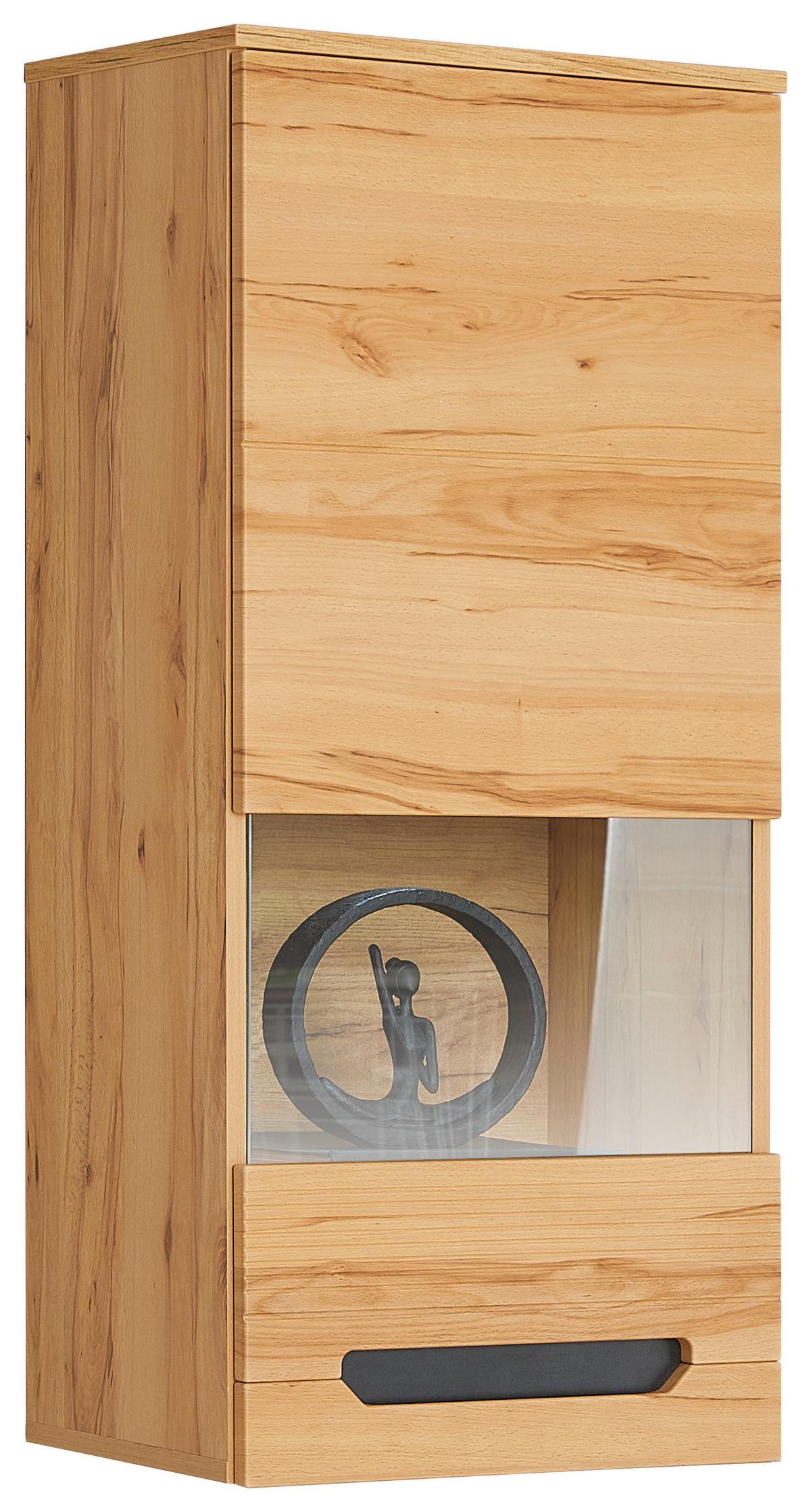 Vitrină suspendată ALANA - Modern, sticlă/material pe bază de lemn (46,9/103,8/33cm) - Modern Living