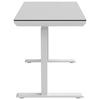 SKRIVBORD HARRY - vit, Modern, metall/trämaterial (120/72-120/60cm) - Mömax