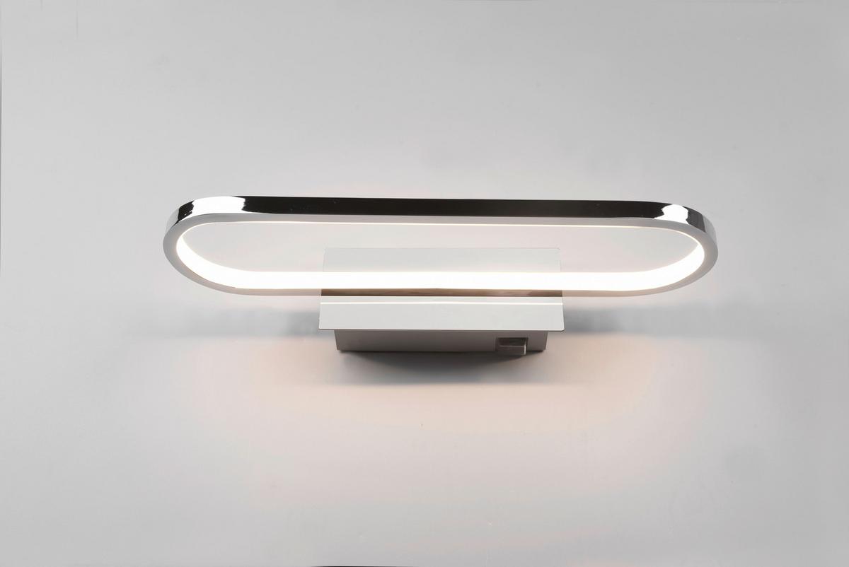 LED-Wandleuchte Gianni in Chromfarben max. 17 Watt - Chromfarben, Basics, Metall (40/14,8/7,5cm) - Trio Leuchten