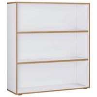 AKTENREGAL SALIA B100 - Honigeiche/Weiss, Design, Holzwerkstoff/Kunststoff (100/110/33cm) - MID.YOU