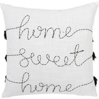 Okrasna Blazina Sweet Home - črna/bela, tekstil (45/45cm) - Mömax