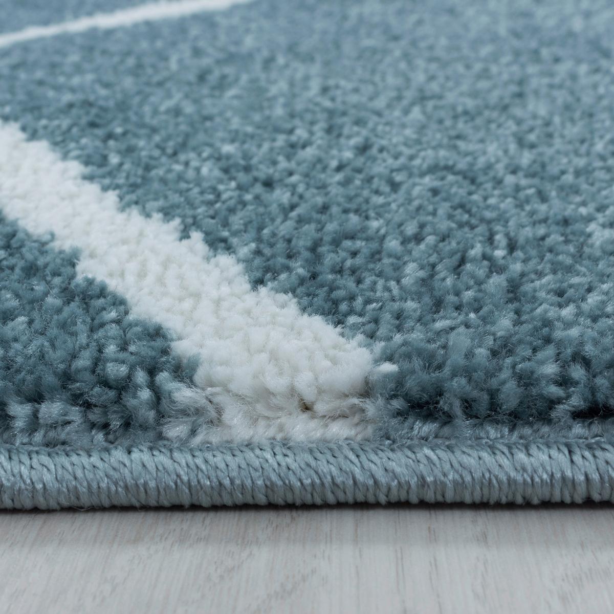 Hochflorteppich Rio Blau ca. 200x290cm - Blau, Basics, Textil (200/290cm)