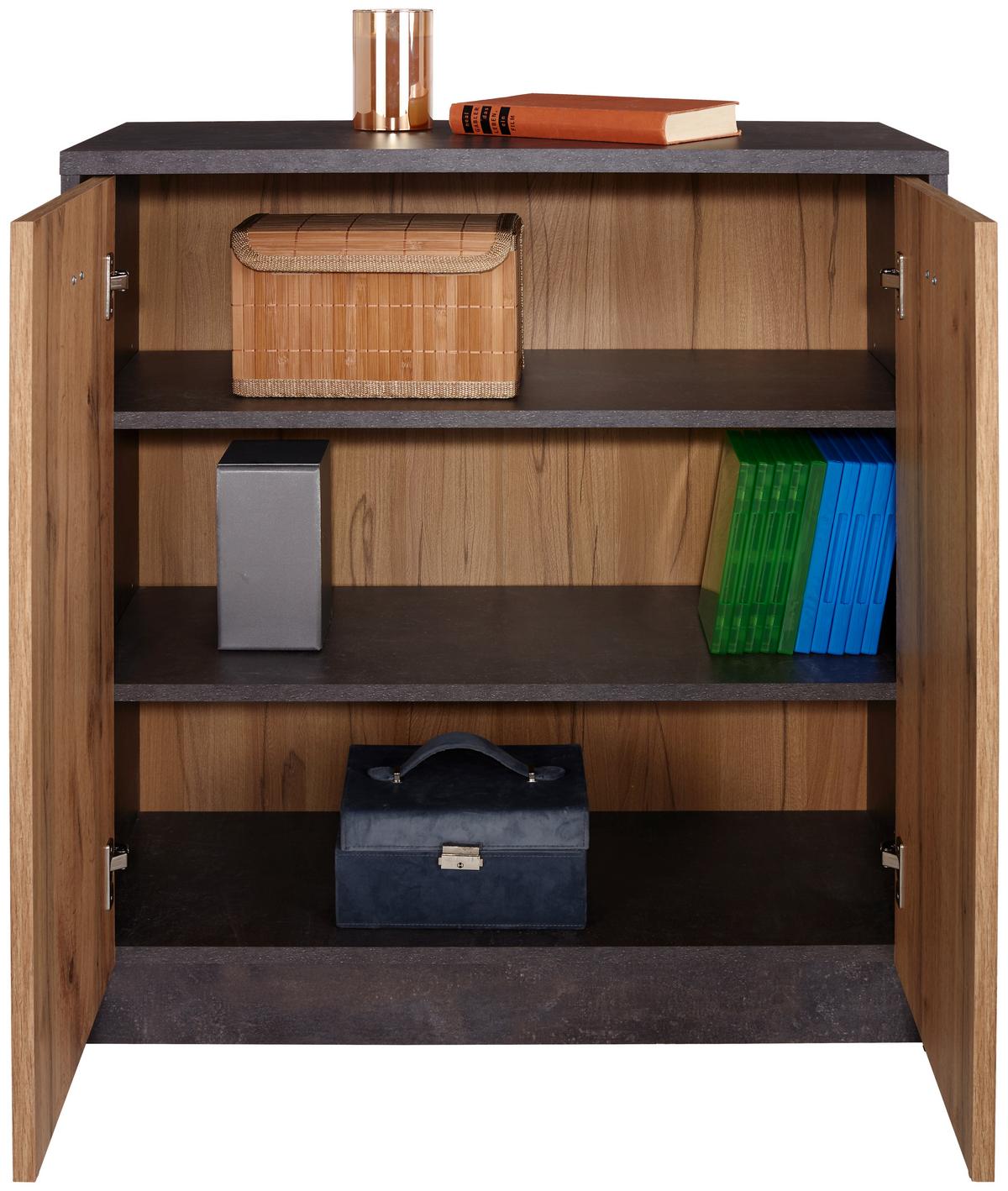 Comodă 4 YOU - culoare lemn stejar, Modern, material pe bază de lemn (74/85,4/34,6cm) - Modern Living