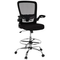 Pisarniški Stol Vendo Work, Črna - srebrne barve/črna, Basics, kovina/umetna masa (60/107/58cm) - MID.YOU