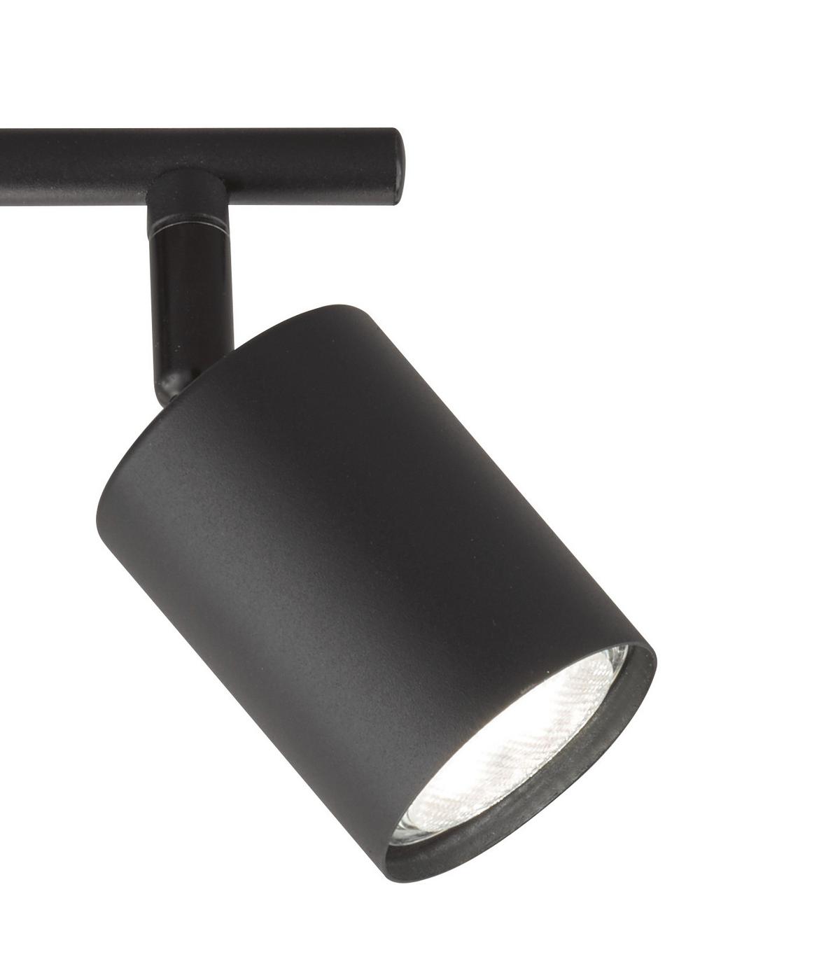 LED-Deckenleuchte Vano Schwarz max. 4 Watt - Schwarz, Basics, Metall (42/8/12cm) - Fischer & Honsel