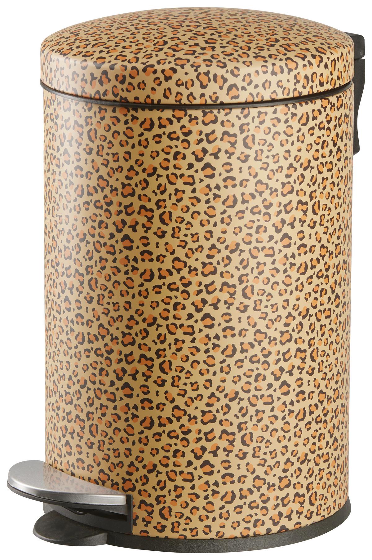 Pedálos Szemetes Mason - barna/fekete, Konventionell, műanyag/fém (25/41cm) - Modern Living