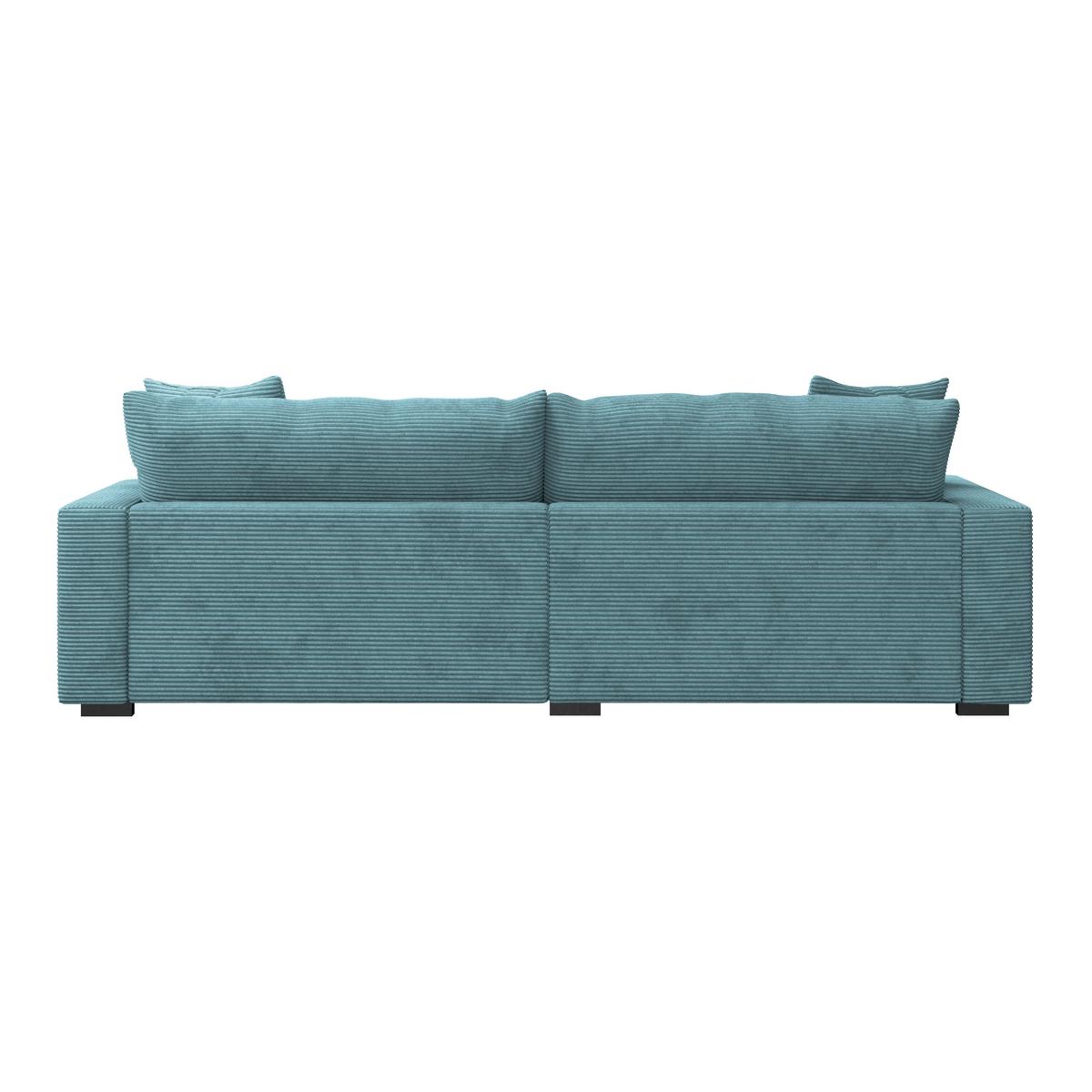 Kutna Garnitura Pelle - tirkizna/crna, Moderno, tekstil (180/265cm) - Modern Living