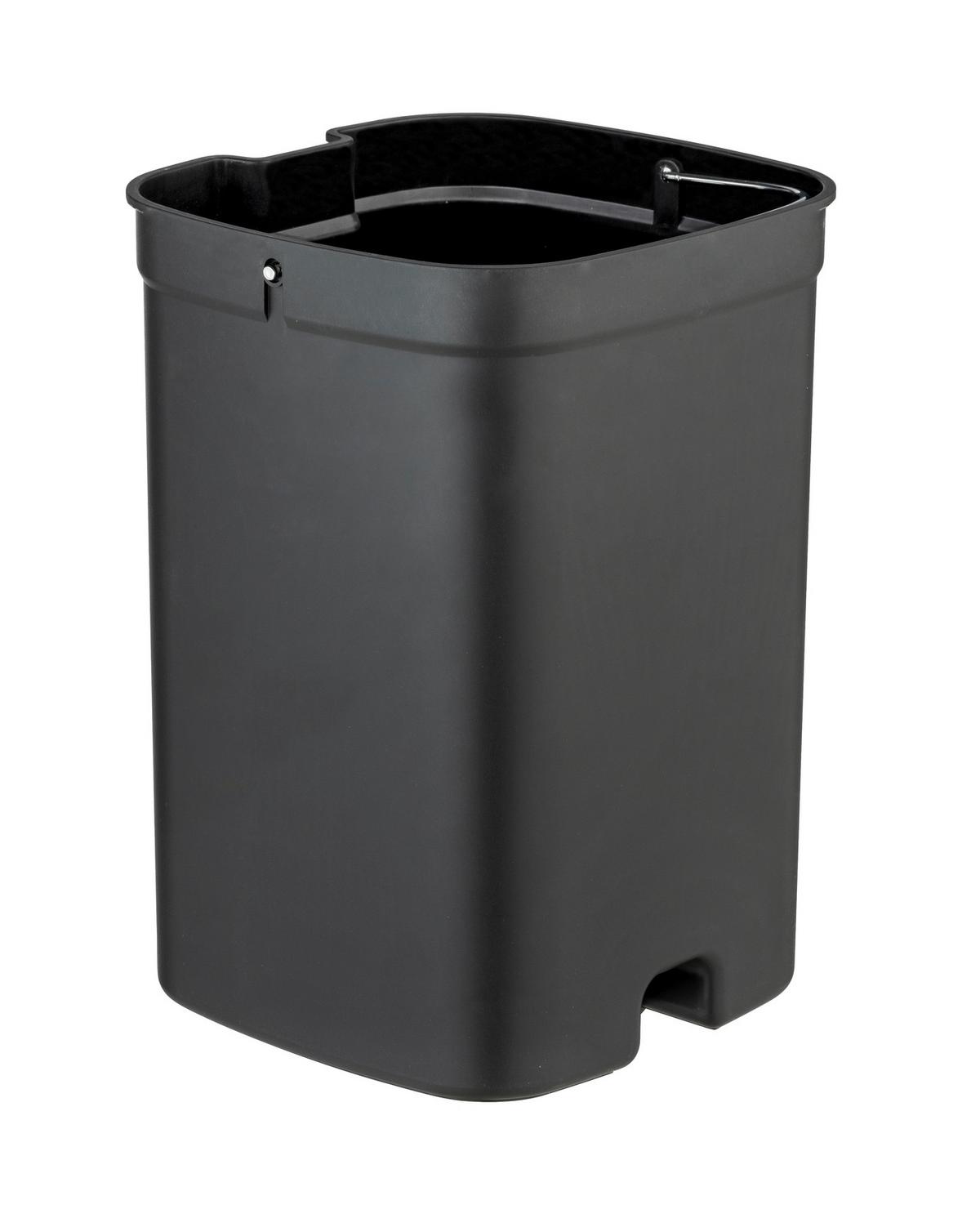 Coș de gunoi pentru cosmetice Davos - negru, Modern, plastic (23,5/26/27,5cm) - Wenko
