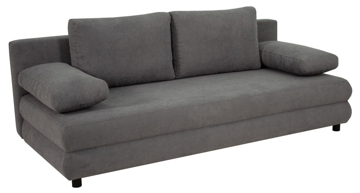 Kanapéágy Taras - szürke, Design, textil/fa (197/77/92,5cm) - Based