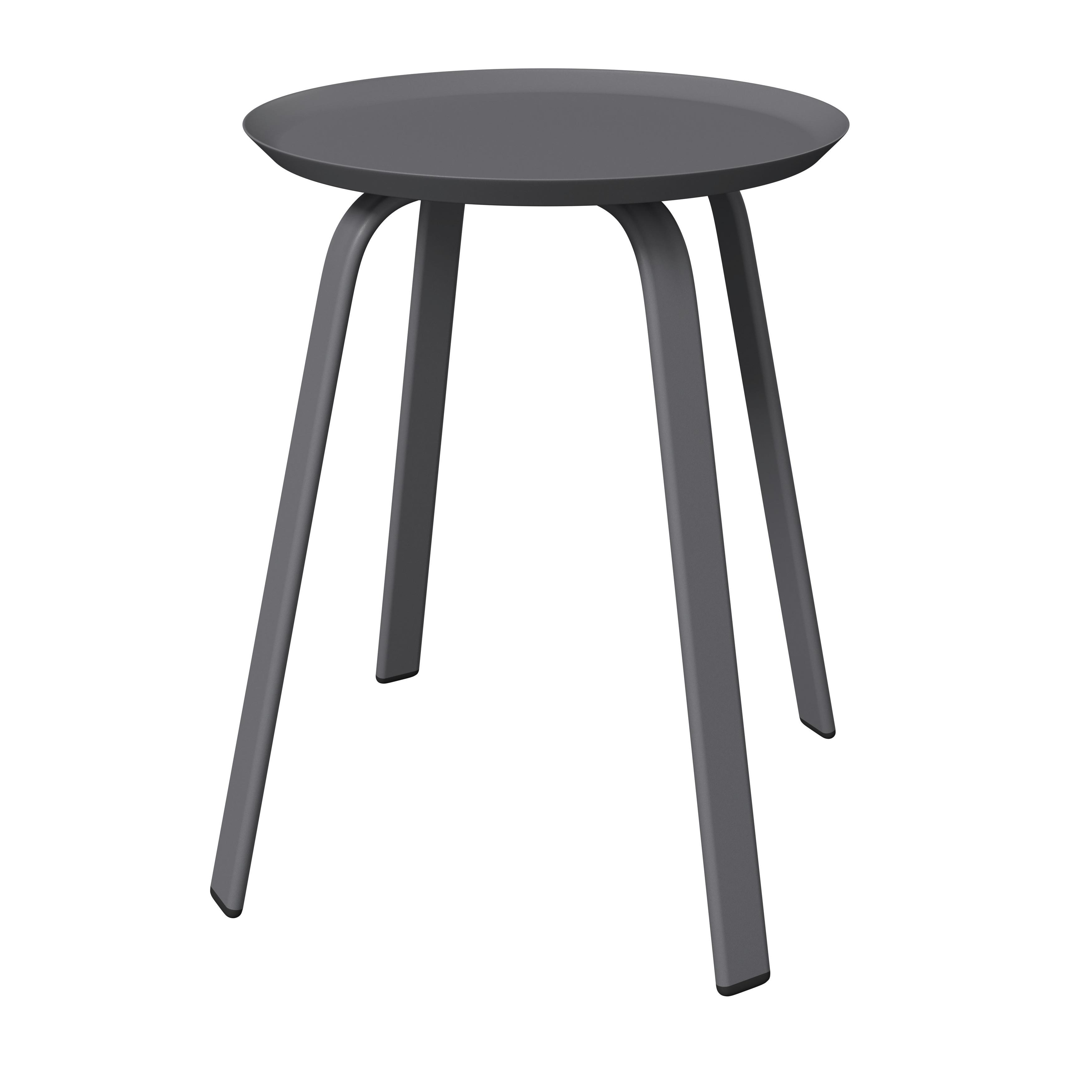 STOLIK BOCZNY KATI - antracytowy, Design, metal (40/40/46cm) - Ambia Garden