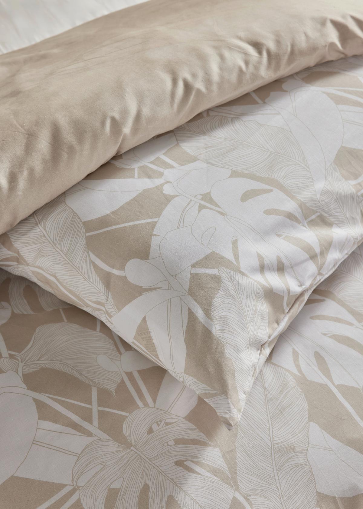 Posteljnina Sunshine - svetlo rjava, Moderno, tekstil (200/200cm)
