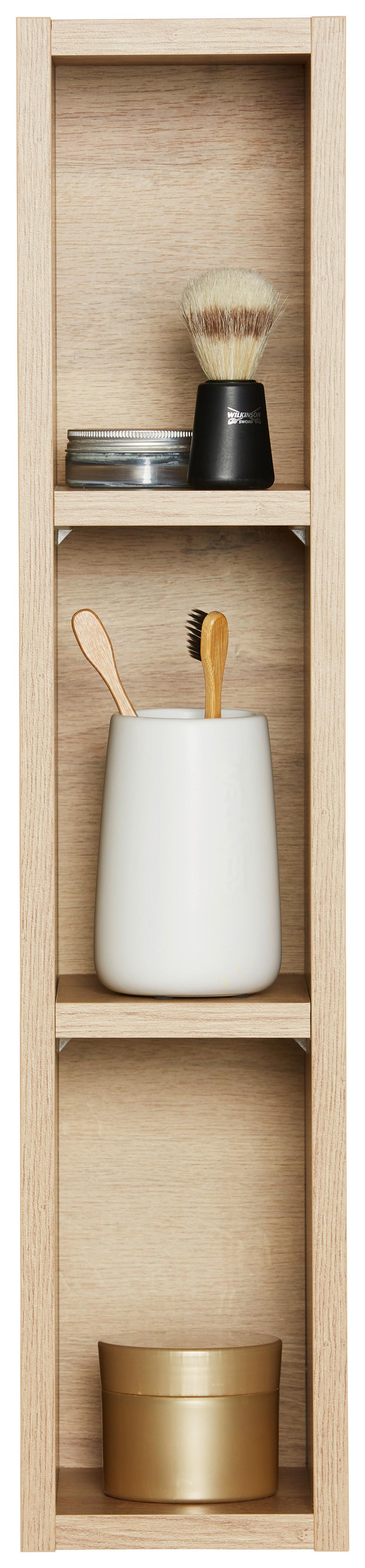 Wandregal in Eichefarben - Eichefarben, Modern, Holzwerkstoff (15/70/20cm) - Pelipal