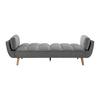 BÄDDSOFFA CORA - grå/naturfärgad, Modern, trä/textil (214/92/81cm) - Bessagi Home