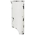 Wandgarderobe in Weiß/Anthrazit - Anthrazit/Weiß, LIFESTYLE, Holzwerkstoff (76/40/15cm) - MÖMAX modern living