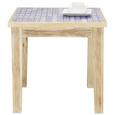 Esstisch in Naturfarben - Multicolor/Naturfarben, LIFESTYLE, Holz/Keramik (80/76/80cm) - PREMIUM LIVING